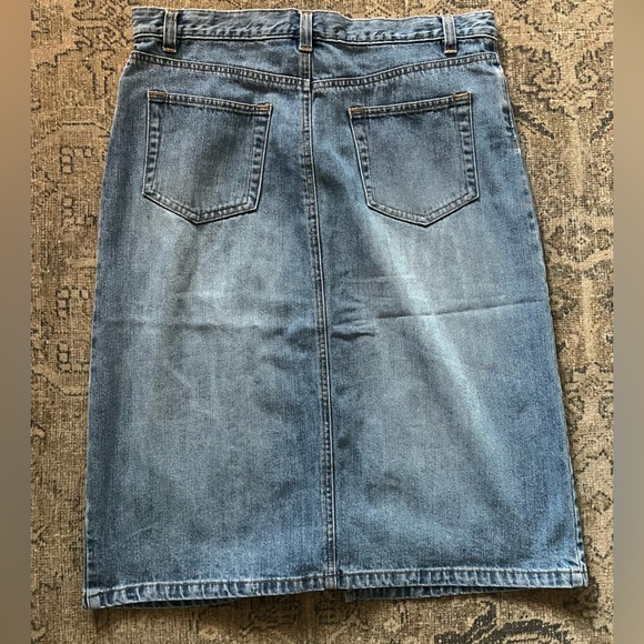 Vintage Old Navy y2k denim skirt size 10 - Picture 2 of 4